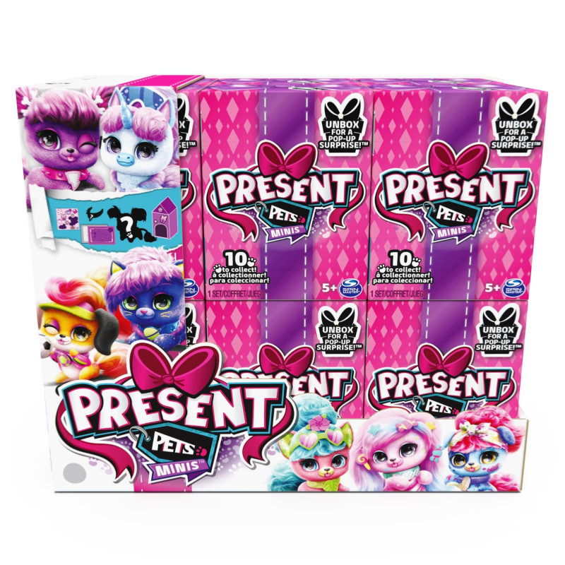  Present Pets Mini, Surprise Plush 3-Inch Mystery Pack